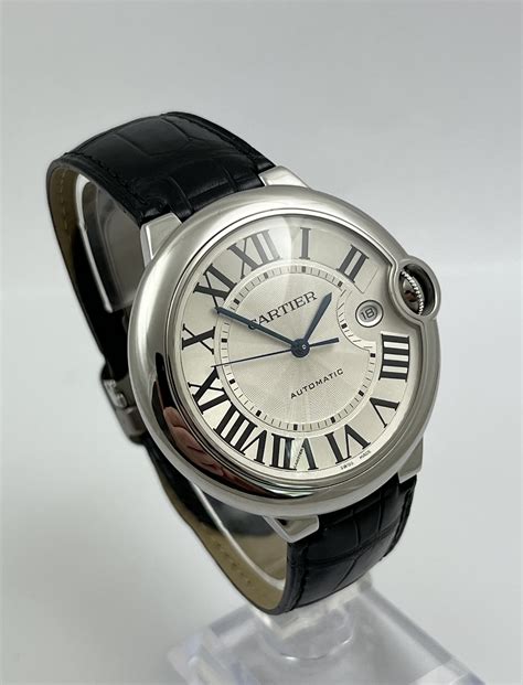 Cartier Ballon Bleu ref 3765 Stainless Steel 42mm Automatic.